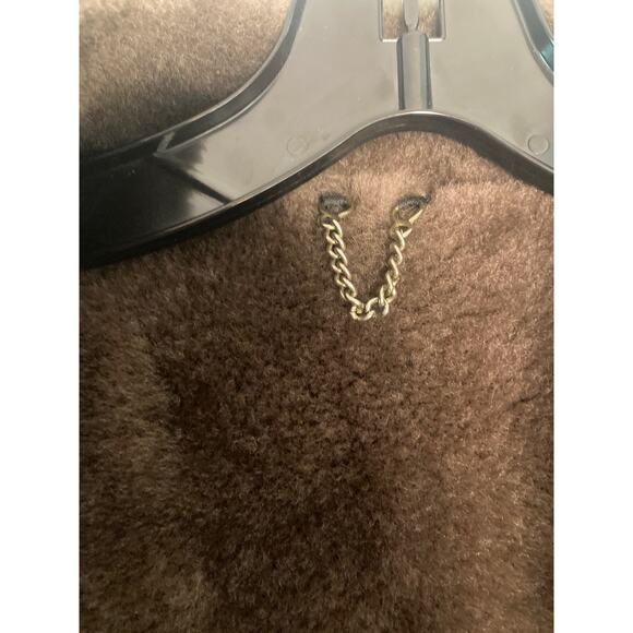 Lakeland Sheepskin Suede Leather Coat Britain Beautiful Vintage Sz M UK 12 US 10 - Picture 11 of 14